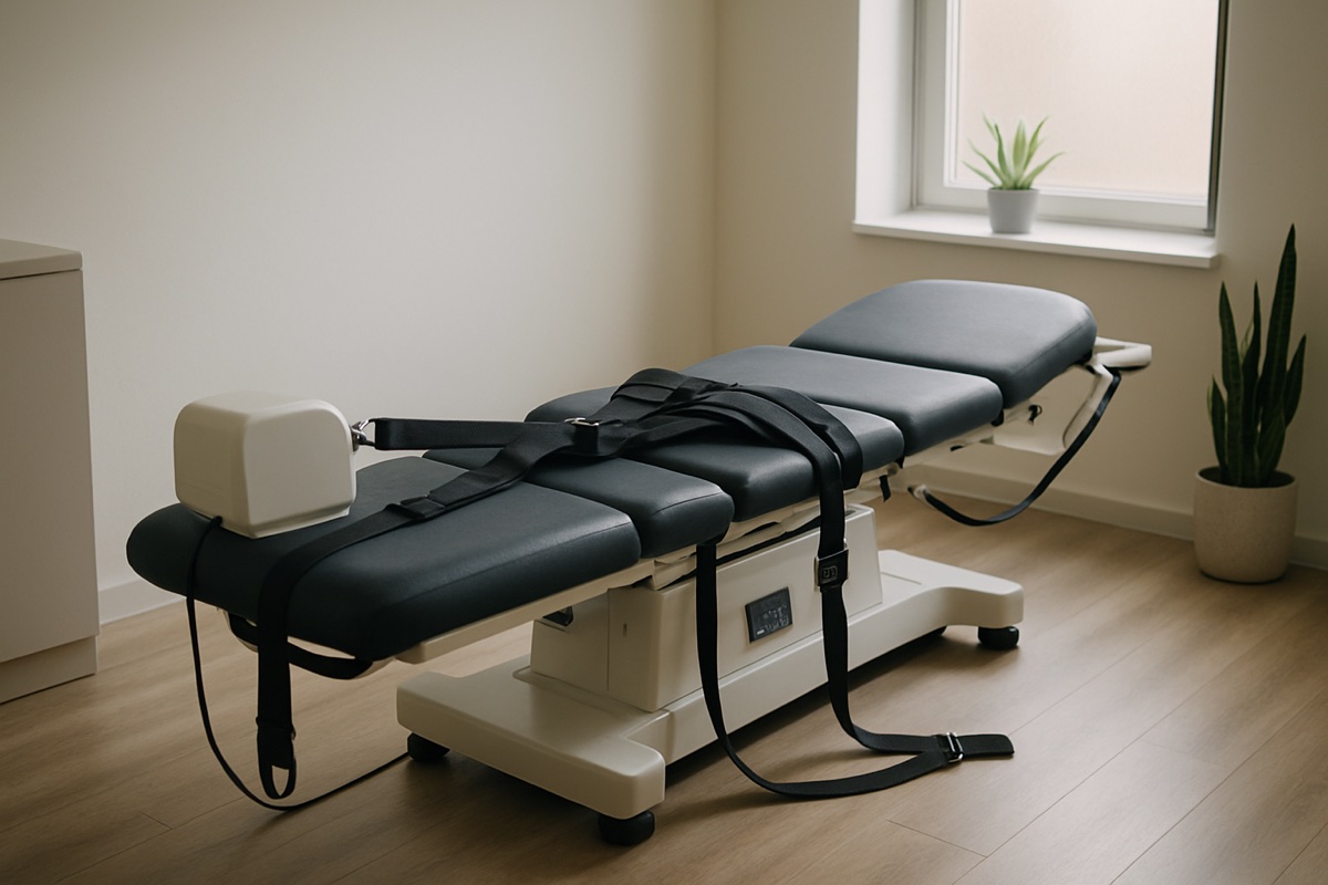 Spinal decompression therapy table for non surgical back pain relief in North Fort Myers