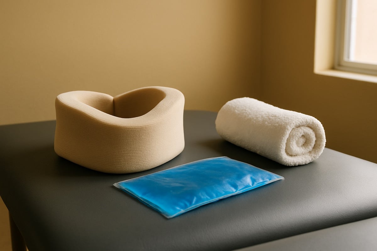 Calm chiropractic treatment room with padded table and soft window light